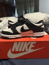 Nike Dunk Low GS Panda Dunks White/Black, Size 6Y