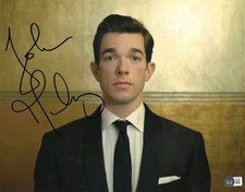 John Mulaney Signed Autographed 11X14 Photo Writer Comedian Close-Up BAS BK41228