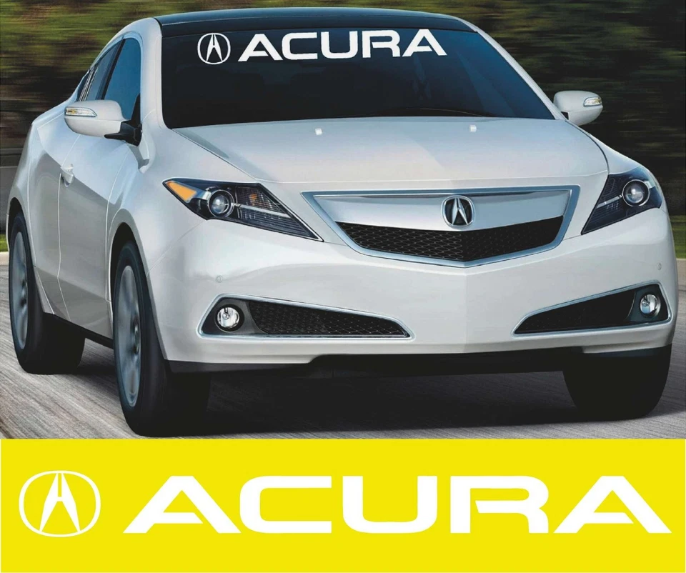 ACURA Windshield Vinyl Decal Sticker Emblem Logo Graphic TL CL RXS TLX RL - Image 4 of 4
