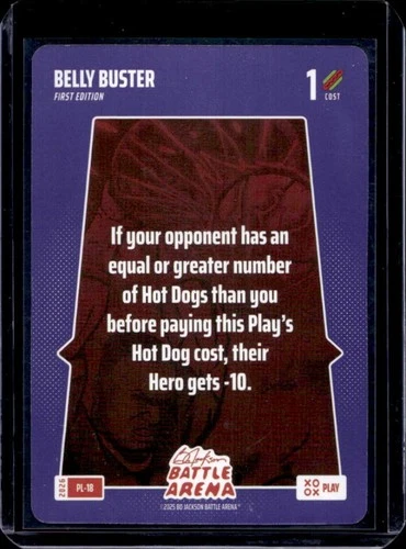 2026 Bo Jackson Battle Arena Belly Buster Play First Edition #PL-18