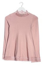 KATE MOSS Strickpullover Damen Pullover Gr. DE 32 pink Casual-Look