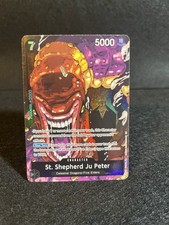 St. Shepherd Ju Peter (Alternate Art) OP13-084 Carrying On His Will Foil