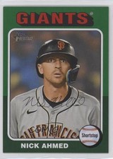 2024 Topps Heritage High Number SP Green Border Nick Ahmed #705 b7a