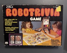 Vintage 1980 2-XL Robotrivia Game for Talking...