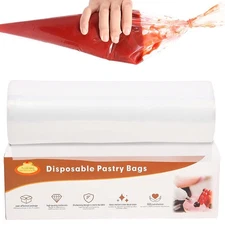 Piping Bags 21 inch Large Pastry Bags Decorating Tools 100 PCS Piping Bags fo...