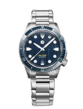 New Zelos MAKO 300m Diver Falcon's Eye Steel 40mm Watch - DEALER & WARRANTY