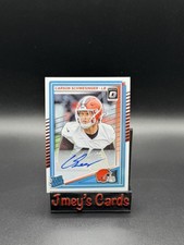2025 Carson Schwesinger Donruss Optic Rated Rookie Prizm Auto /350 NFL Browns