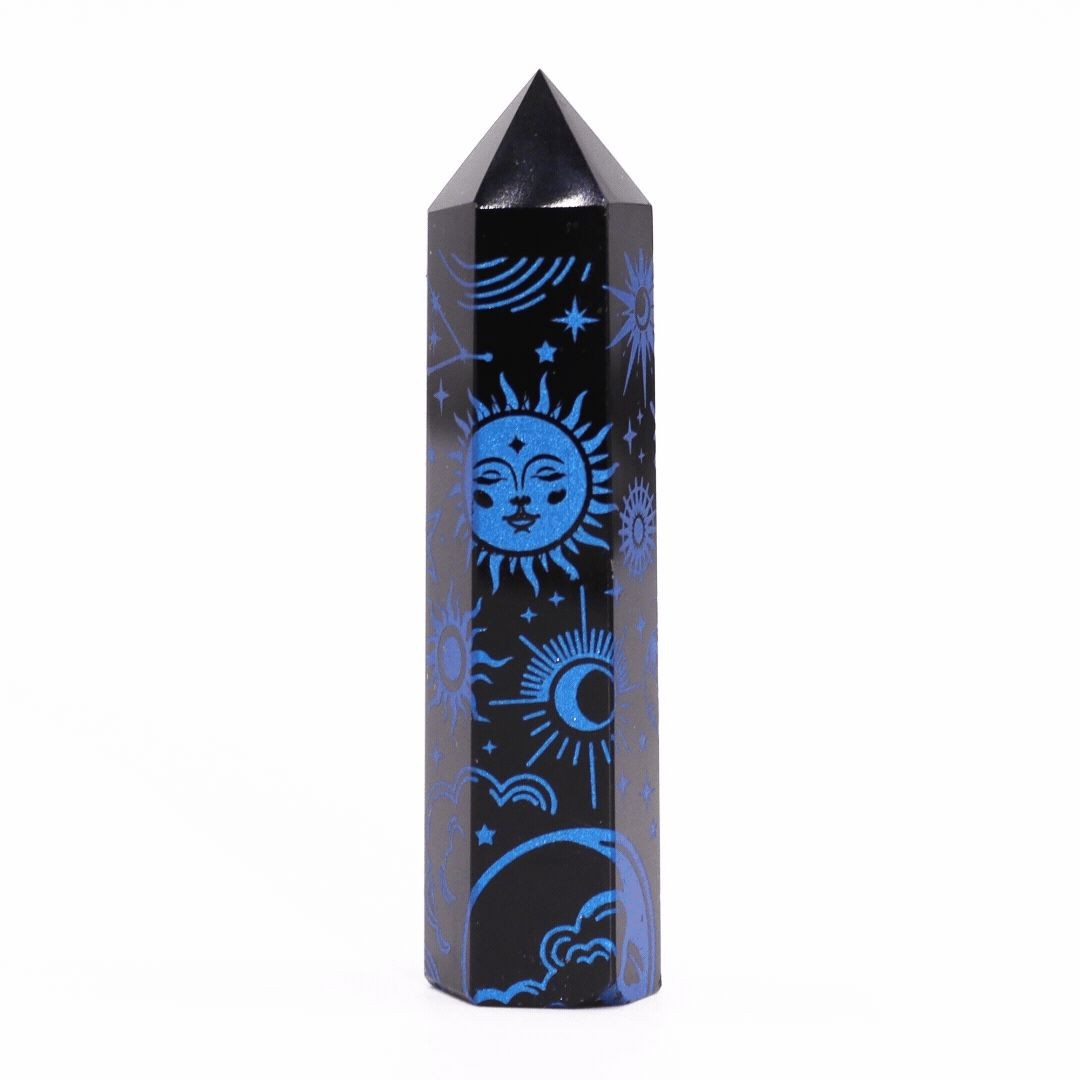 Awd (Midnight Blue) Mystic Story Black Obsidian Points - Image 3