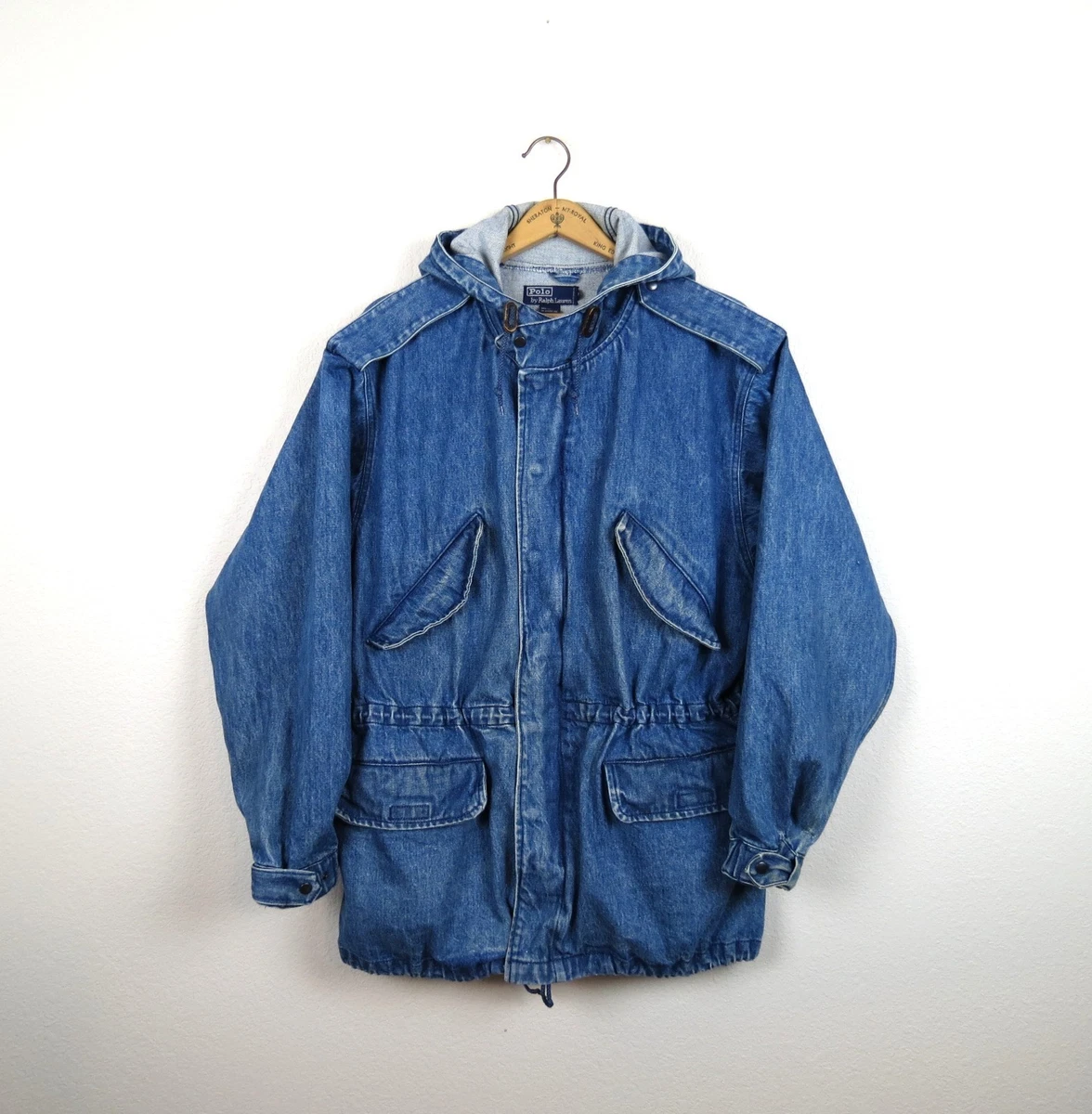 vintage polo ralph lauren denim jacket products for sale | eBay