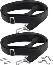 RUSON 2 Pack Bimini Boat Top Straps with Single Snap Hook, Heavy Duty Adjustable