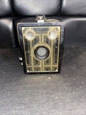 Vintage 1930's Kodak Six-20 Brownie Junior Box Camera Art Deco, Film UNTESTED