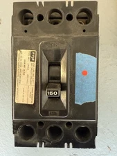 Federal Pacific NEJ3150 150 Amp 3 Pole Circuit Breaker 240V