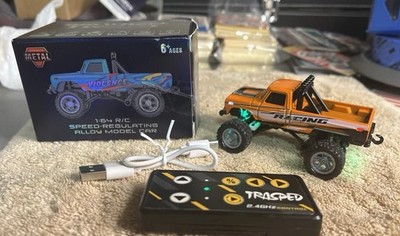 Alloy RC Car Mini High-Speed Off-road 1:64 Remote Control Climbing