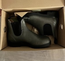Blundstone Boots 2210 Vegan Steel Grey Faux Leather UK 5.5 RRP £170 - New In Box