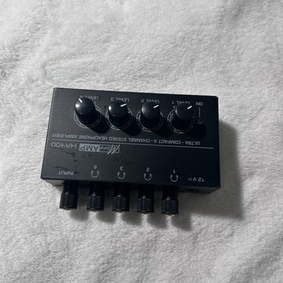 Behringer MicroAmp HA400 Ultra Contact 4 Channel Stereo Headphone Amplifier