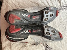 4 pairs road bike racing shoes size 9 (UK) with Look Keo cleats. Used condition