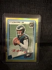 2025 Donruss Optic Football Neon Yellow Kyle McCord #283