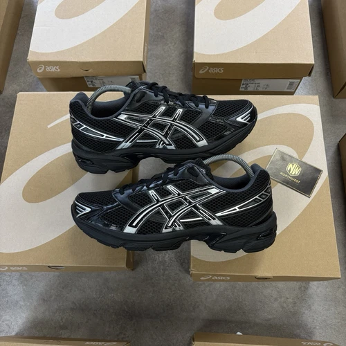 Asics gel 1130 nero argento taglia UK 7 (US 8) 1201A906 001