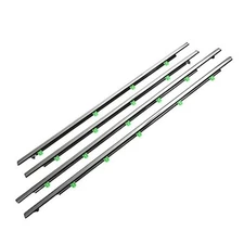  4pcs Weatherstrip Window Trim Seal Belt Car Outside Window Seal Belt for 