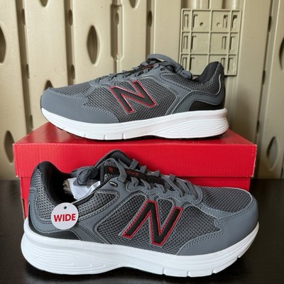 Mens New Balance 460 V4 Running Walking Shoes Extra Wide/4E Grey Black Sz 8.5