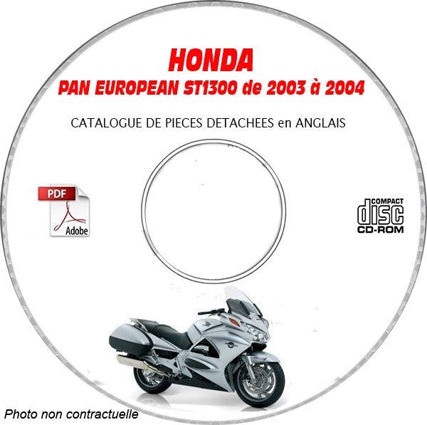 Catalogue ST 1300 Pan European 2003 2004 en CD-ROM pour moto Honda