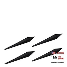 4PCS Car Door Edge Guard Protector, Self-Adhesive Rearview Mirror Anti Black