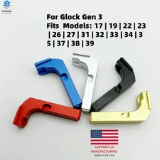GIock Gen 3 Extended Mag Release for Models 17 19 22 23 26 27 Aluminum Anodized
