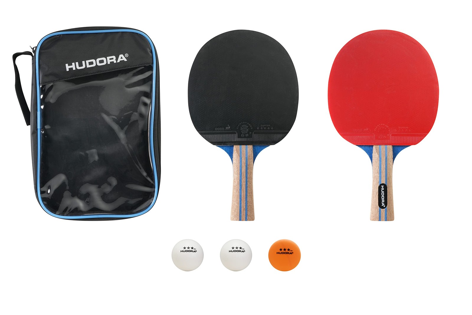 HUDORA Tischtennisset TournamentGameMatch - Tischtennisschlger Blle - Mit 8690₽