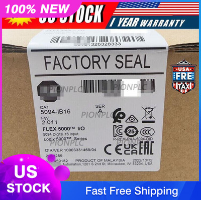 AB 5094-IB16 Flex Logix 5000 DC Input Module i/O Factory Sealed Fast Shipping