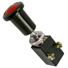 Pico 5520PT Push Off/Pull On Switch Illuminated Red 1/2" Mount Hole 2 Screws 12V
