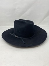 George Bailey Western Stampede Hat Size M (7 1/8") Black 100% Wool USA Made