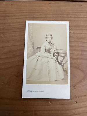 Photo CDV Ancienne – Portrait De Femme, Mode Vers 1910, Wiesbaden, Original