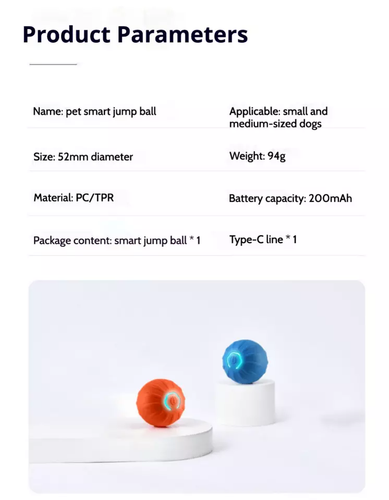 Automatic Jumping Ball Training Toy for Pet Dog Interactive Puppy Fetch Ball - Picture 14 of 19