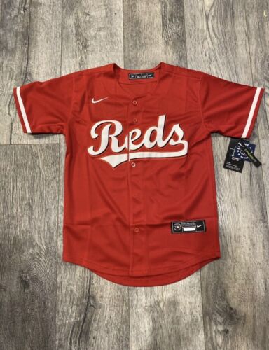 Youth Small Cincinnati Reds #44 Elly De La Cruz Red Stitched Jersey
