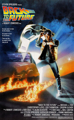 1985 Back to the Future 11 x 17 Poster Marty McFly Time Travel