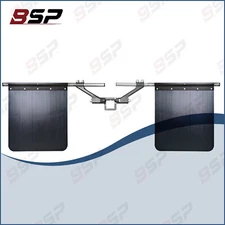 For 2" & 2.5" & 3.0" Receiver Hitch Heavy-Duty Adjustable Mud Flap System NEW