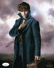 Eddie Redmayne Fantastic Beasts Autographed Signed 8x10 Photo JSA COA CA67