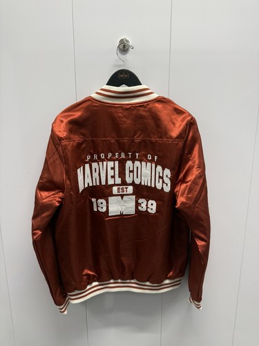 Disney Parks Marvel Comics 80th Anniversary Baseball Letterman Jacke Herren S "