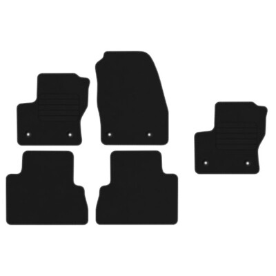 Velours Fußmatten für Ford C-Max II Bj. 2015   2019 Automatten Passform STD 4+1