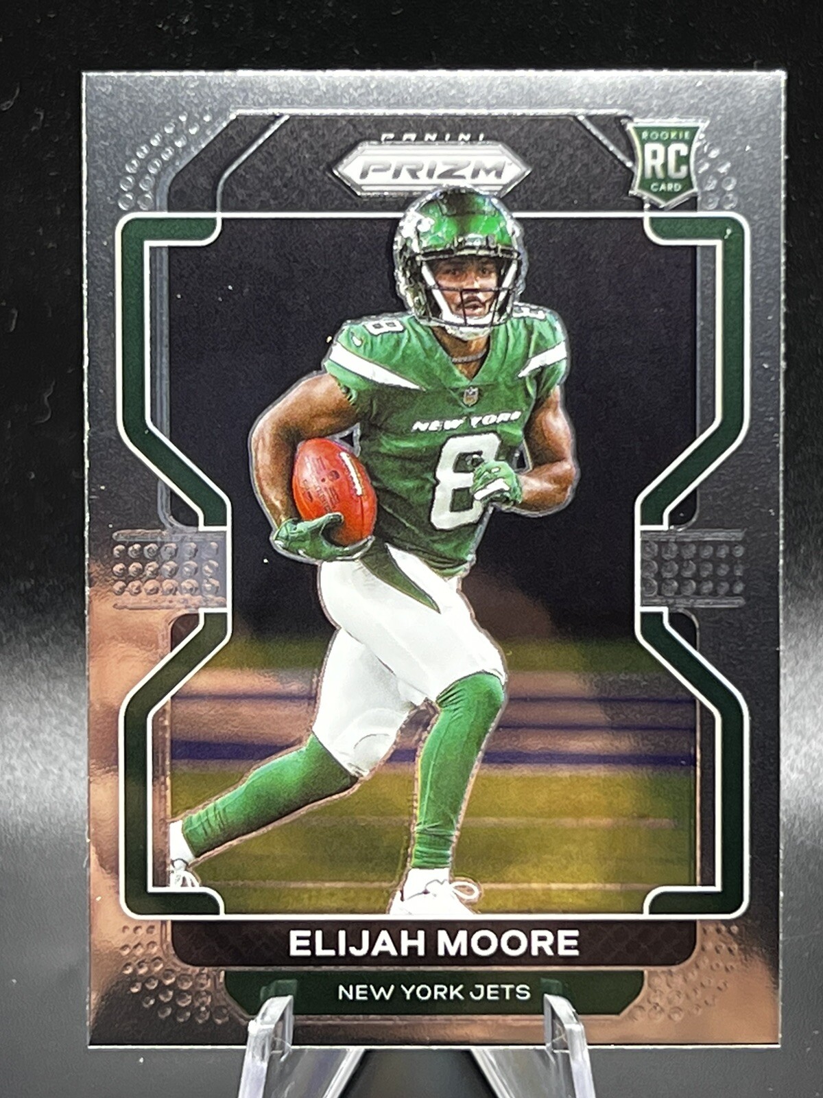 2021 Panini Prizm Elijah Moore Rookie New York Jets #346