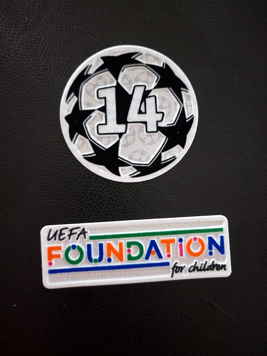 Champions League Soccer Patch Set Real Madrid 2022 Winner 14