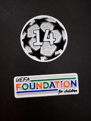 Champions League Soccer Patch Set Real Madrid 2022 Winner 14