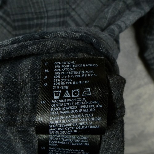 Brixton Shirt Mens Medium Gray Plaid Flannel Outdoor Button Up Casual - Picture 10 of 10