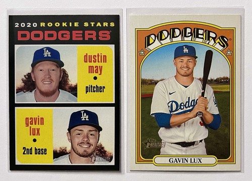 Lote Gavin Lux 2020 Topps 35 Aniversario Inserto Herencia Rookie Stars Dodgers - Imagen 5 de 7