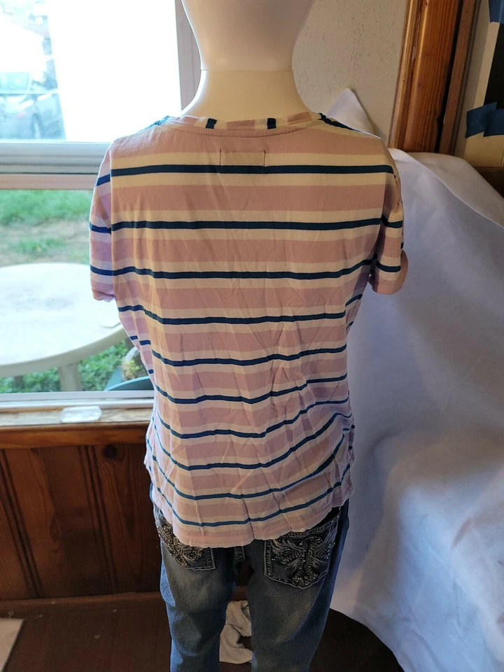 Blusa Feminina Original Penguin by munsingwear Tamanho M (3) Pacote Manga Curta  - Imagem 3 de 4