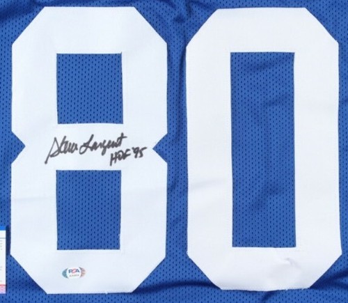 Steve Largent Signed Jersey Inscribed "HOF '95" (PSA)Seattle Seahawks - Picture 2 of 4