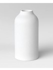 10"x5" Texture Ceramic Vase White - Project 62 - New