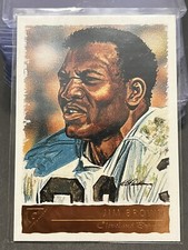 JIM BROWN, 2001 TOPPS GALLERY ART OF COLLECTING, BILL PURDOM ARTIST No. 144