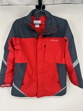 Youth Columbia Bugaboo Jacket Red & Grey Size L (14/16)