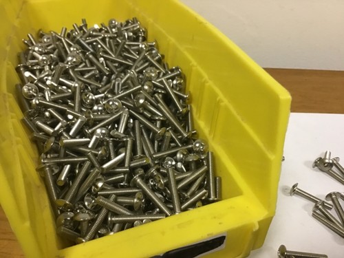 New Qty (150) M4 X 25MM Hafele 022.45.252 Combination Drive Decorative Screws - Picture 2 of 3